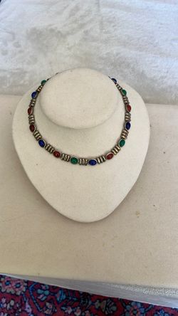 Vintage Necklace With Original Stones 