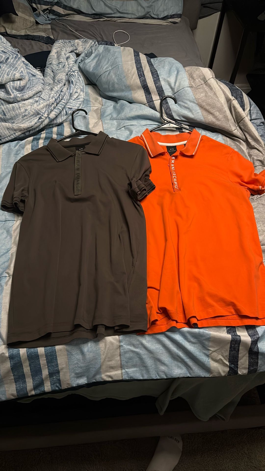 Armani Exchange Zip Up Polo