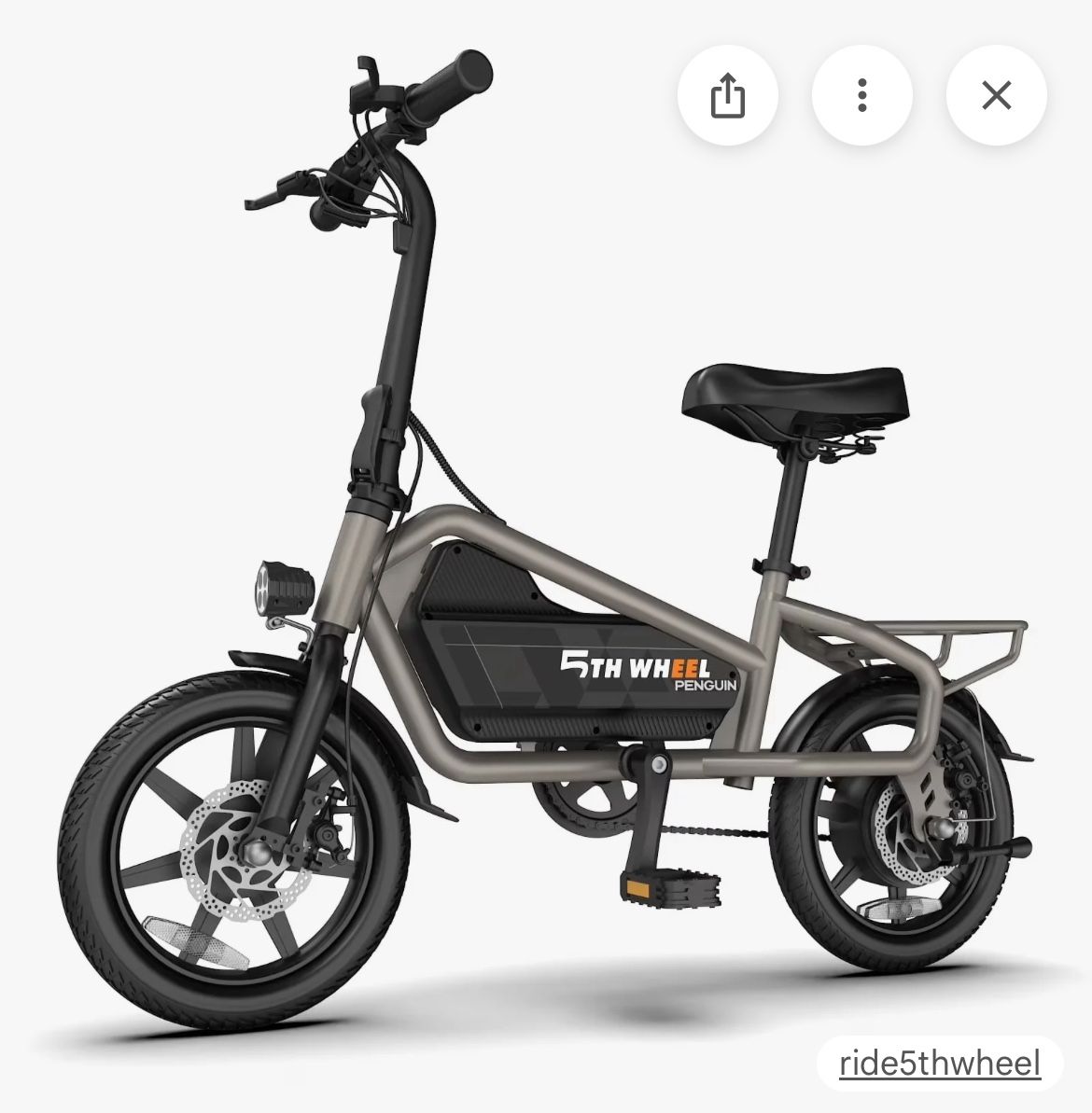 5th Wheel Electric Bicycle