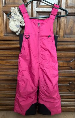 Snow Bib Size 3T + Snow Mittens