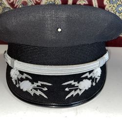 US Air Force Male Band or Honor Guard Field Officer Dress Hat Cap 