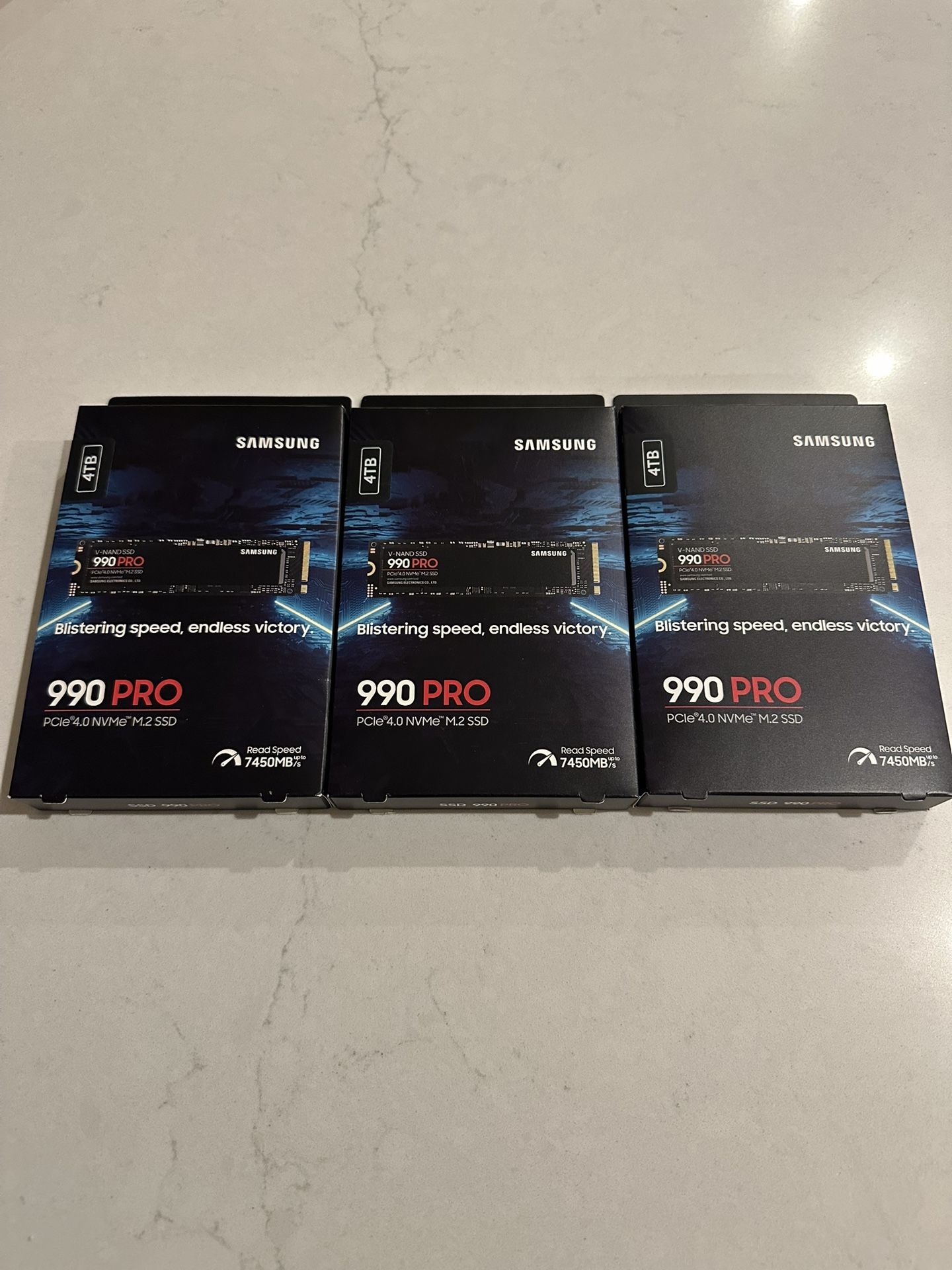 4TB Samsung 990 Pro (x3)