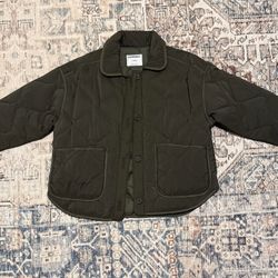 Old Navy Quilted Jacket (Olive Green)
