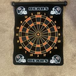 Chicago Bears Magnetic Dart Board 