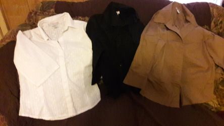 Dress Blouses Large. $7 each
