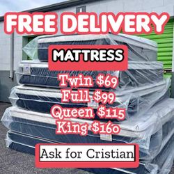 New Mattresses  Twin mattress Full mattress Queen mattress  King mattress  Colchones nuevos  Beds 