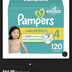 pampers Diapers ，size 3，4，5