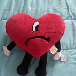 Bad Bunny Heart Plushie 