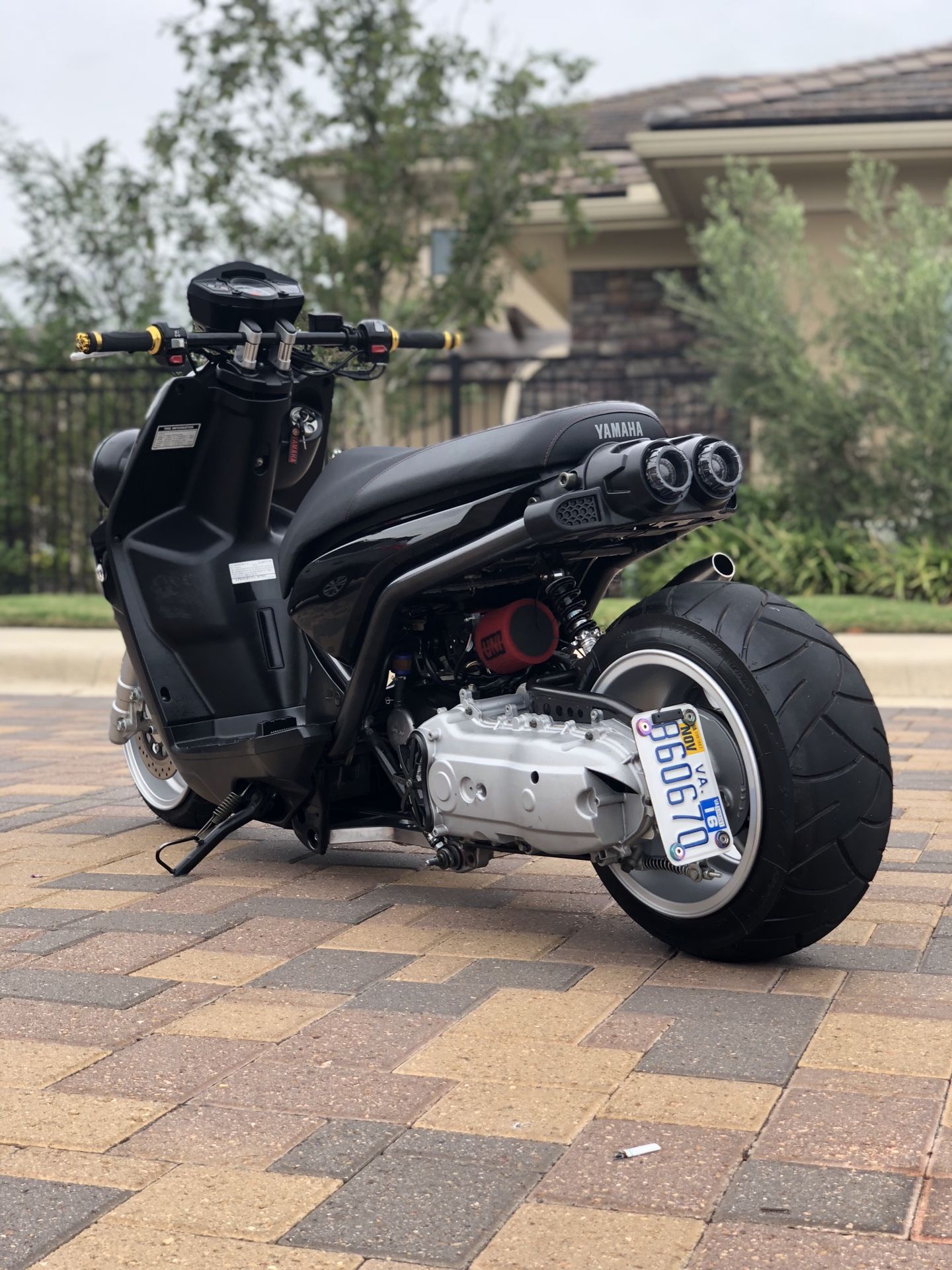 09 Yamaha Zuma 125 modded