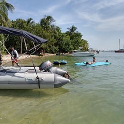 14ft Bris With 15hp Yamaha With Trailer 