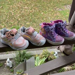 Adidas Minnie Mouse Shoes And Paw Patrol shoes