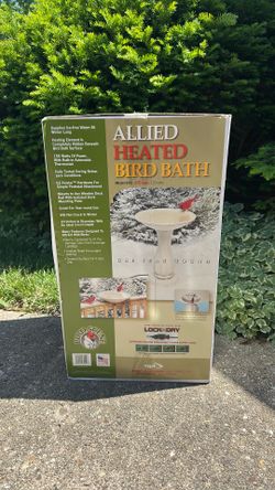 NEW Heated Bird Bath