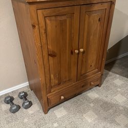 Pine Wood Cabinet Shelf Dresser Tv Stand