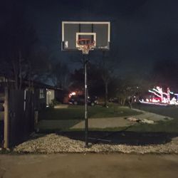 Spalding Glass In-Ground 54 in Basketball System