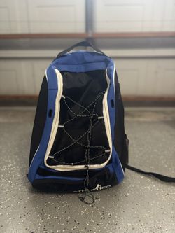 Athletic Blue Baseball Backpack