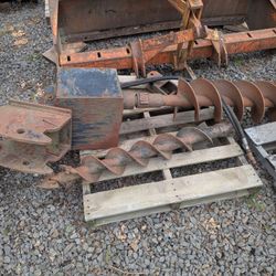 Mini Excavator Post Hole Digger W/ Augers 