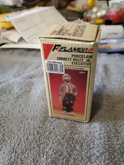 Flambro Emmett Kelly Jr. Executive Porcelain Figurine