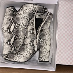Steve Madden Snake Skin Boots