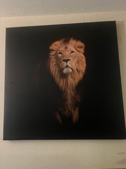 Lion wall decor