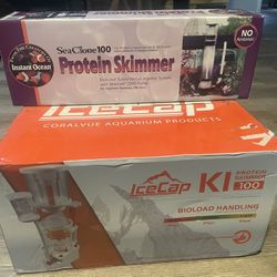 2 Protein Skimmers ICE Cap K1 100 And Sea Clone 100* Read Description 