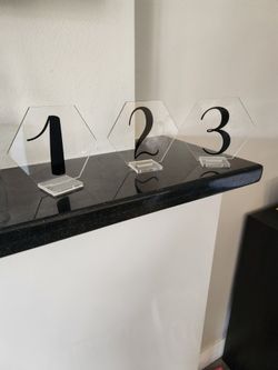 acrylic Table Numbers