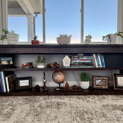 Hand Made, Solid Wood Accent Table/ Shelf