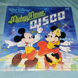 Walt Disney Mickey Mouse Disco 1979 VG VinyL LP Disneyland Records