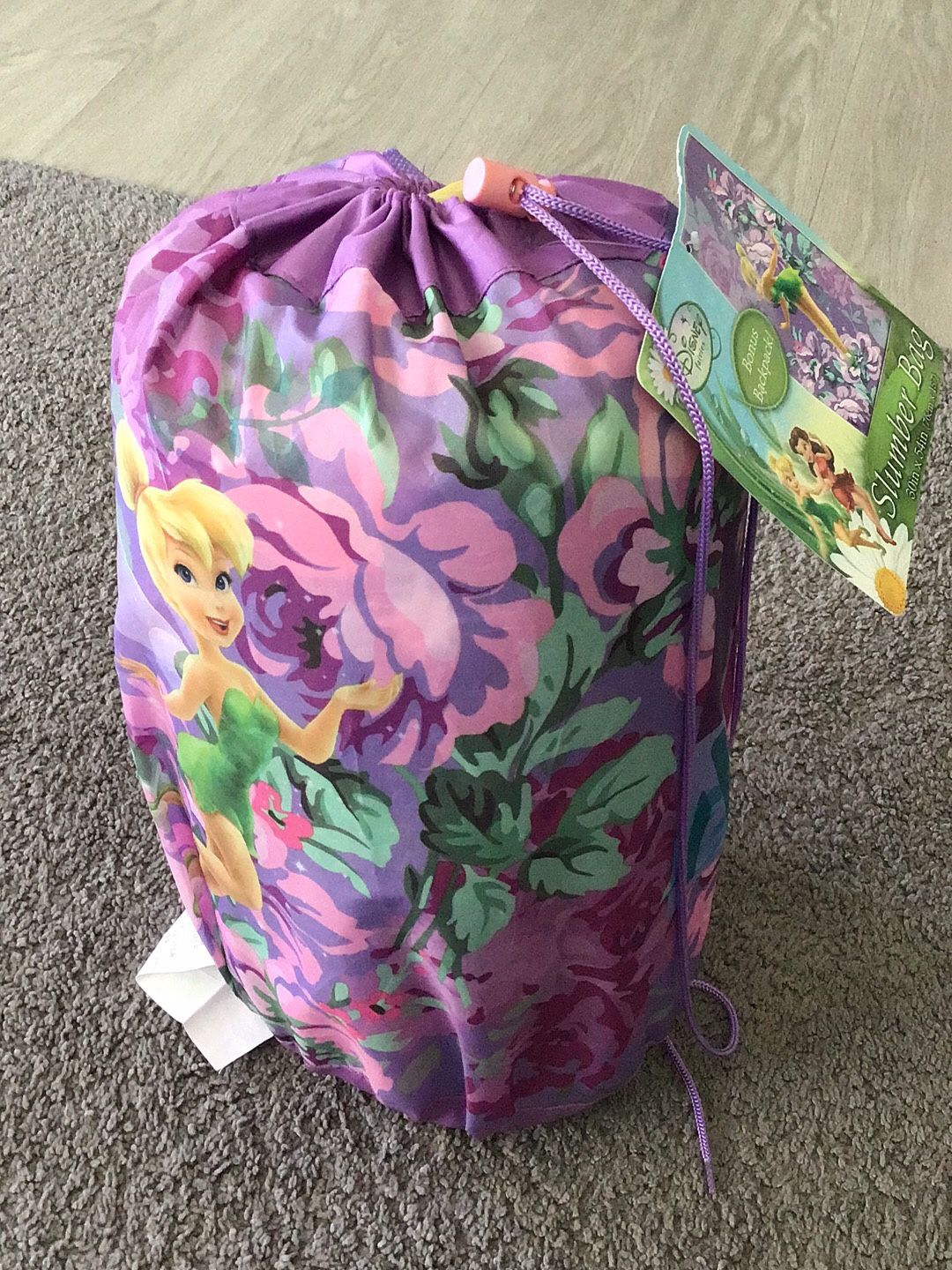 NWT Disney Fairies Slumber Bag