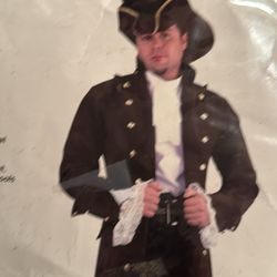 Halloween Costume Adult Pirate Of The Caribbean Jacket