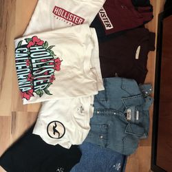 Hollister And Tommy Hilfiger Shirts 