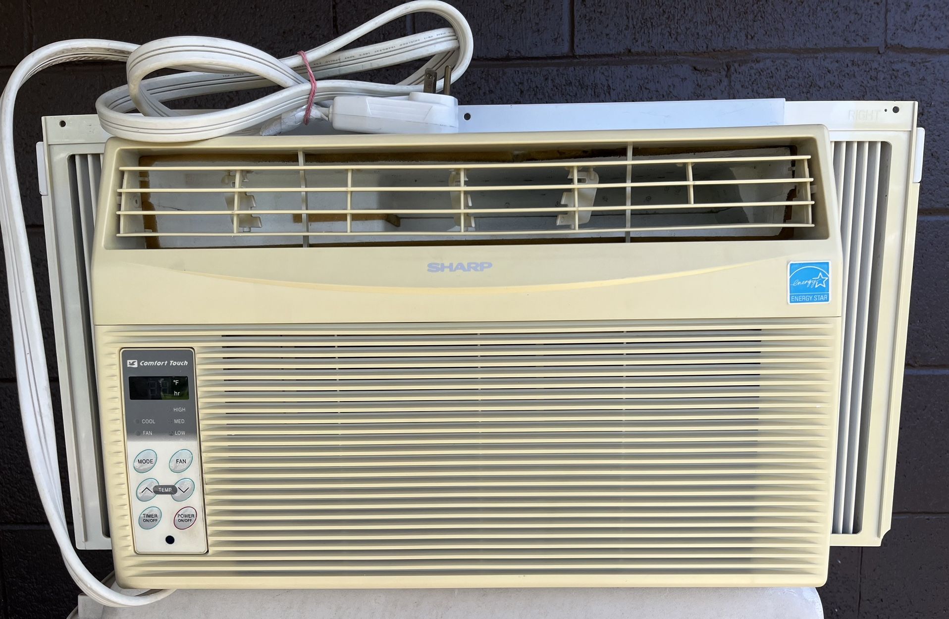 SHARP 8000 BTU Energy Star Digital Air Conditioner. Unit Clean And Runs Great.