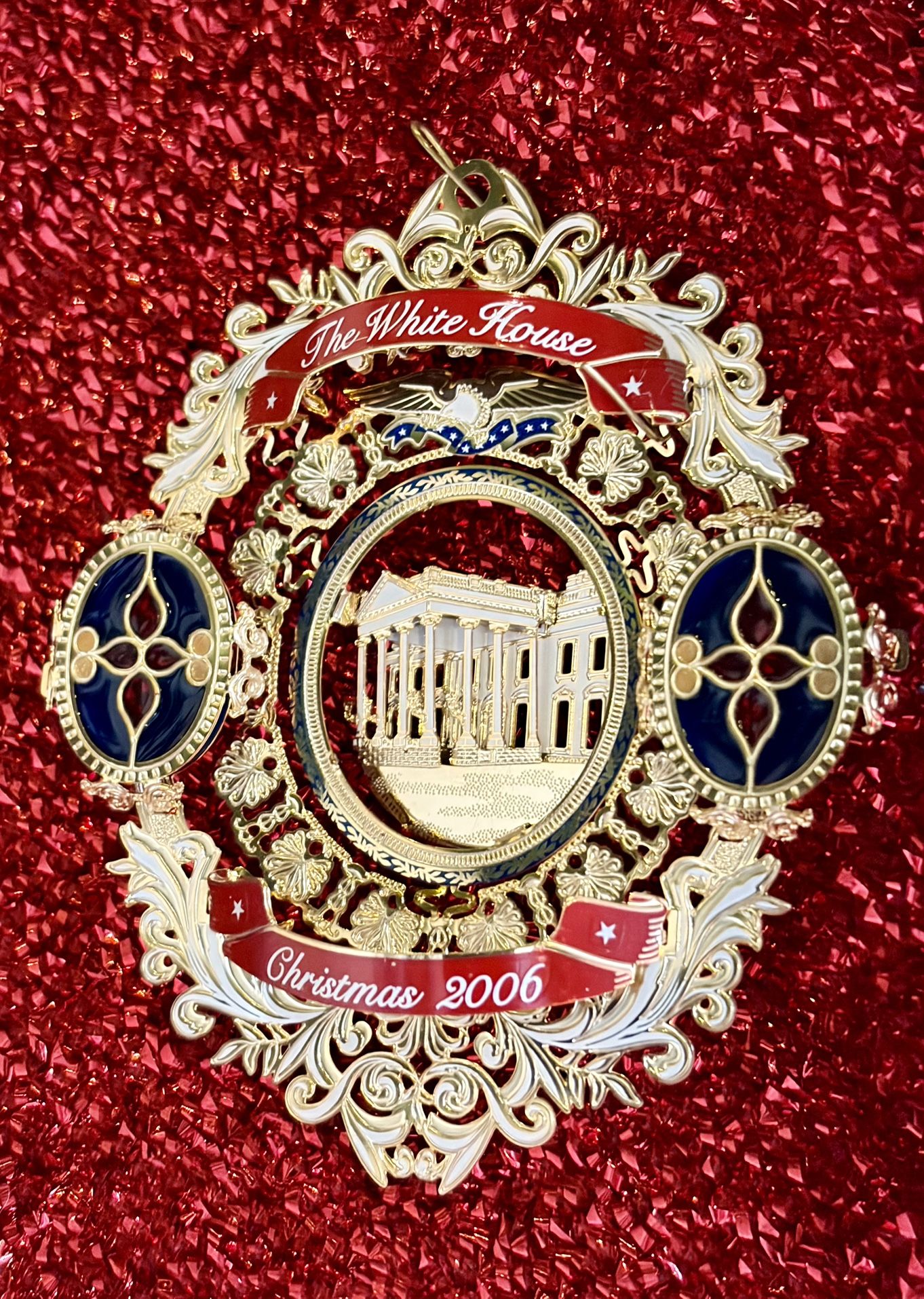 White House Christmas Ornament 2006