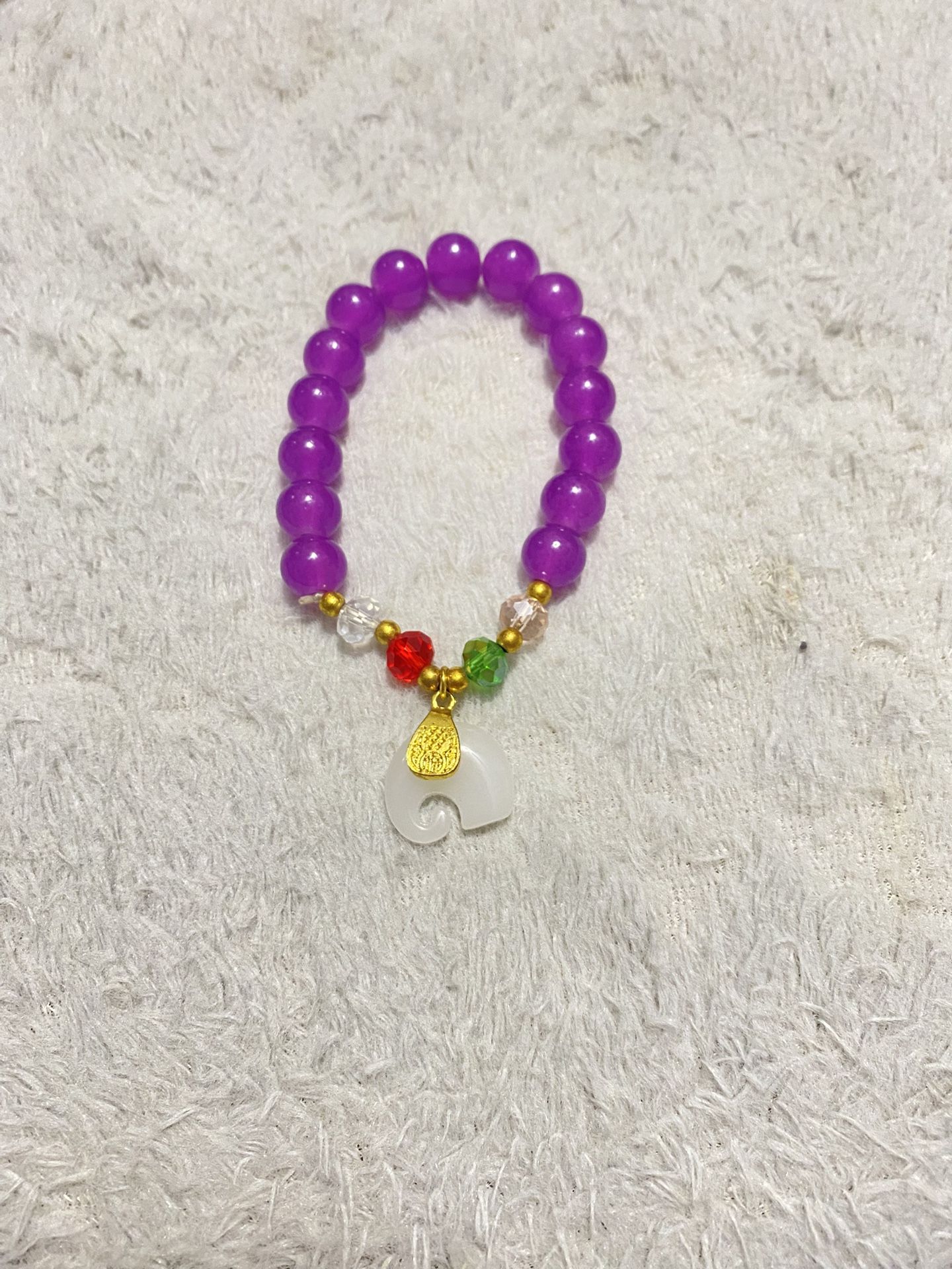 Natural Stone Charm Bracelet