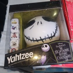 Nightmare Before  Christmas  Yatzee Game