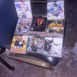 Collection Of PS3 Games For Info Message Me About The Games