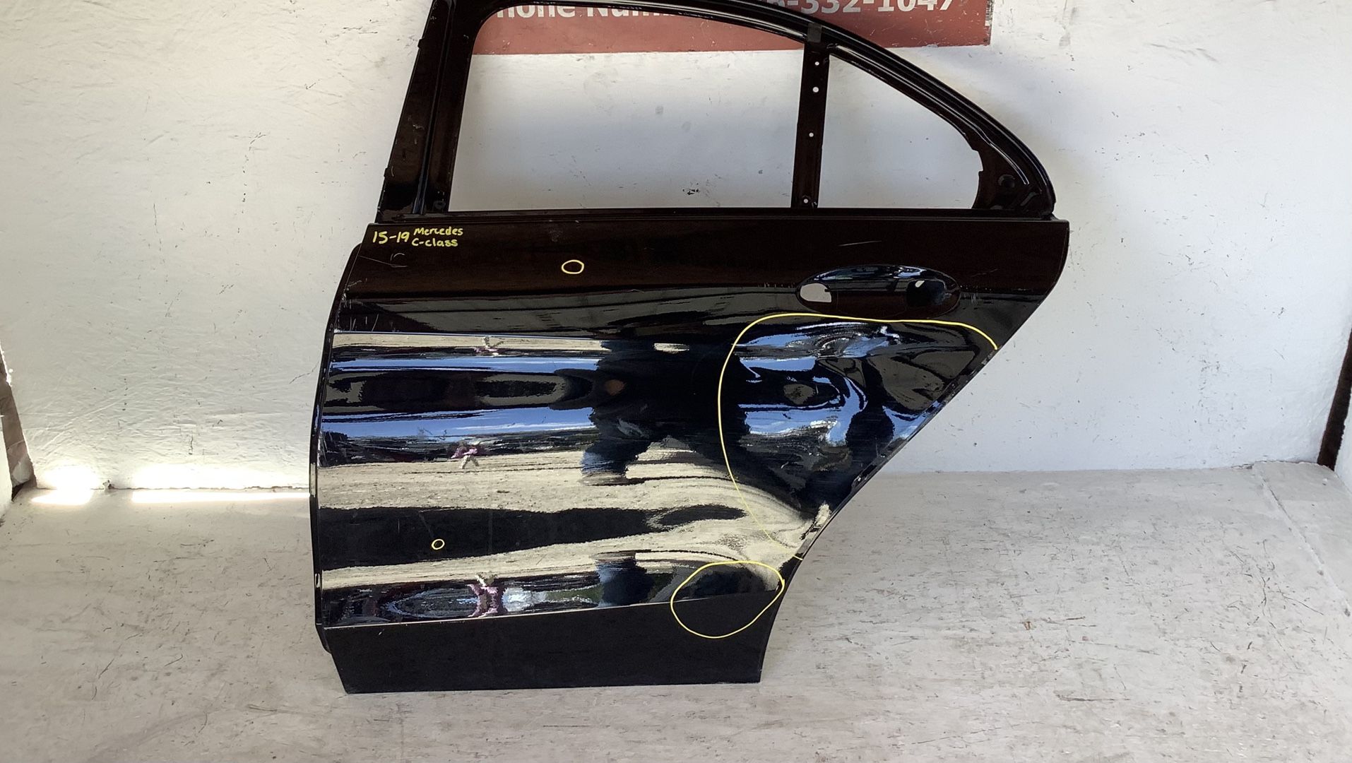 2015 2019 Mercedes C- Class left rear door (7)