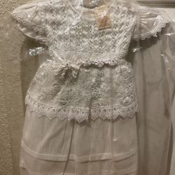 Full Package Or Parts 18months Baptism Dress A/ Hat