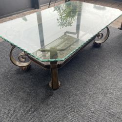 Coffee Table And Matching End Tables