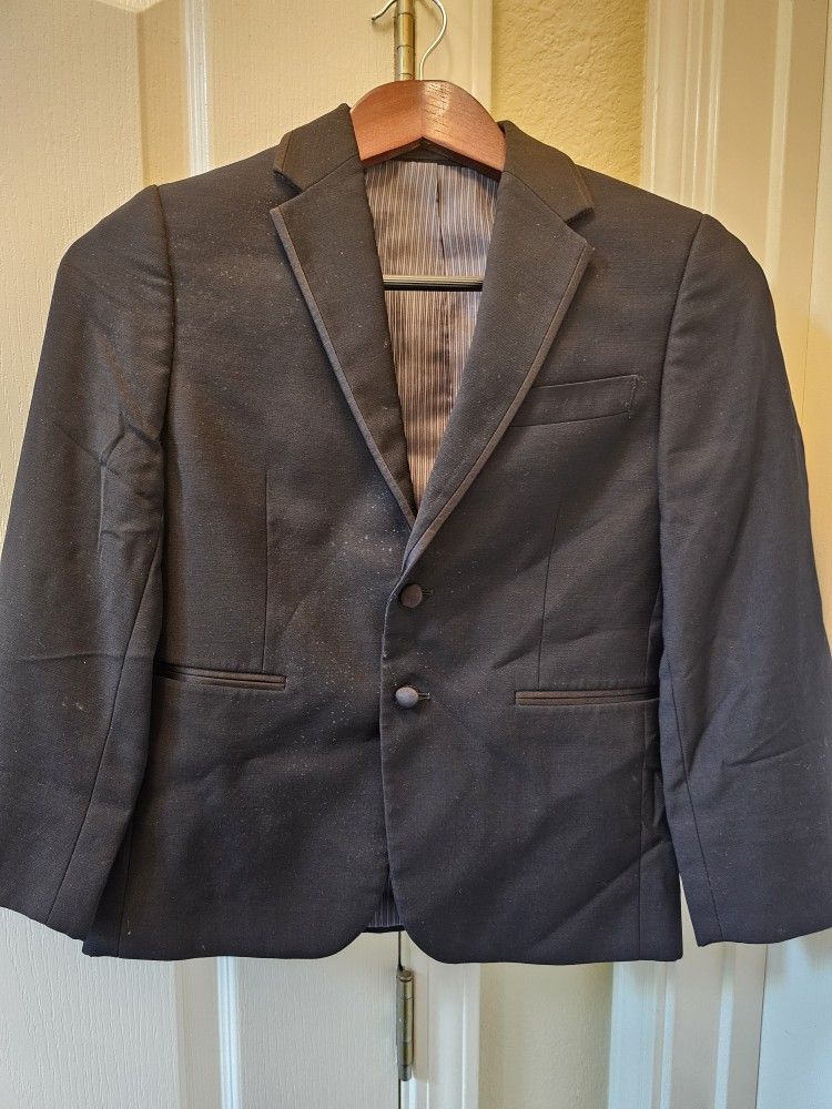 Calvin Klein Suit : Coat Pants And Shoes