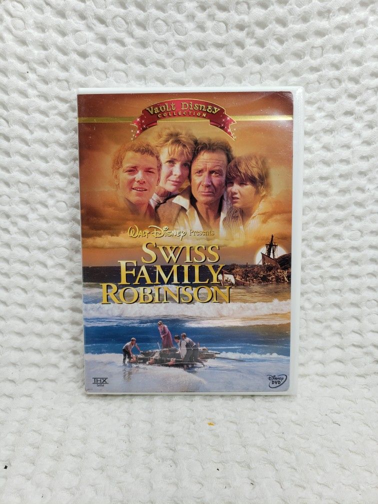 Walt Disney Swiss Family Robinson 1960  ( Disney Vault ) Rated G good condition and smoke free home.