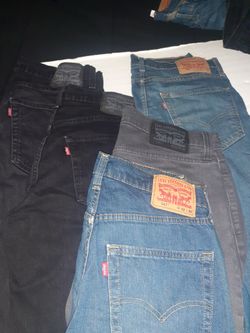 5 Pairs Of Levi's 541 W 32 L 30