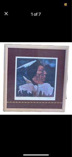 Bert Miller Limited Edition Print – “Crossfire” (?) – 420/450