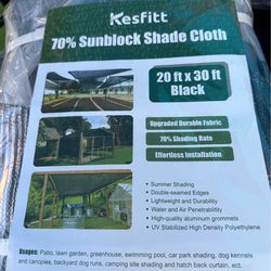 Sunshade block cloth 30x20 new $$40