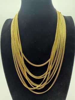 cadenas de oro 10k sólidas 3mm y 4mm