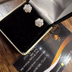 10KT Diamond Earring 