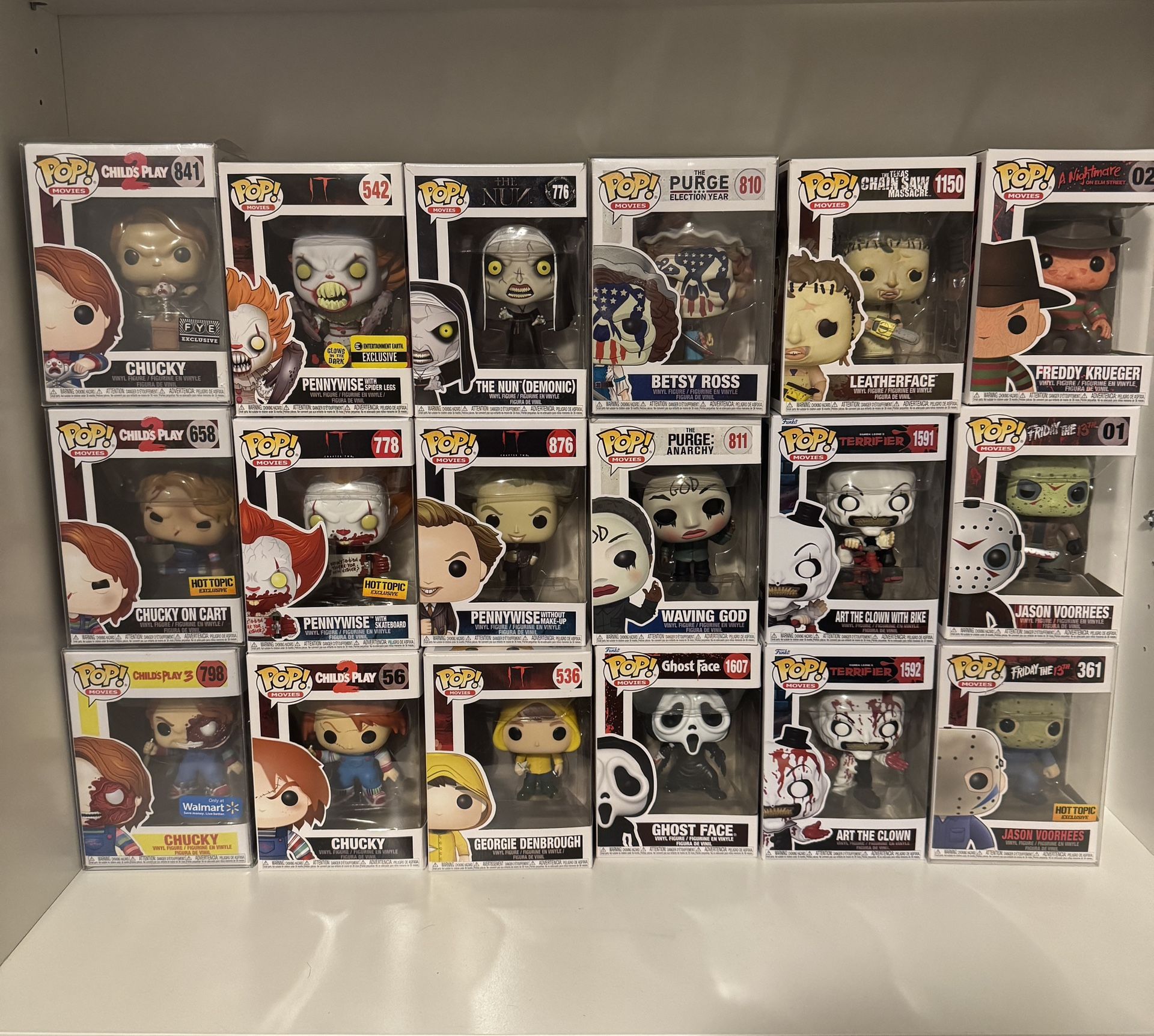 Horror Funko Pop Lot!