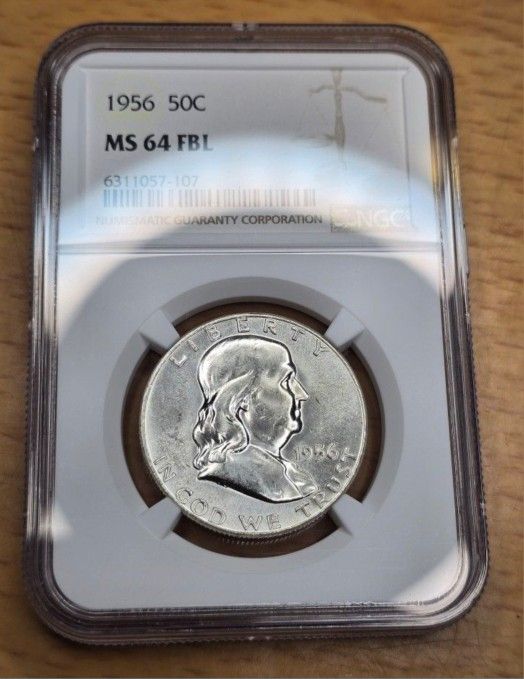 2 Franklin Half Dollars NGC