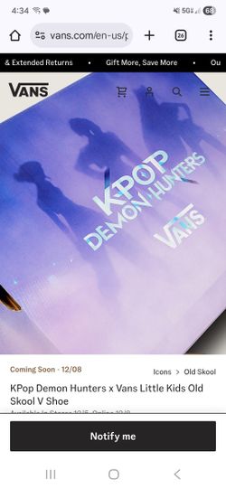 Kpop Demon Hunter Vans