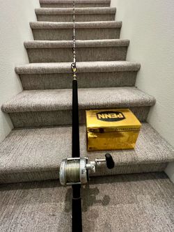 Fishing Rod Seeker OSP 2x4 and Penn International 16 Reel