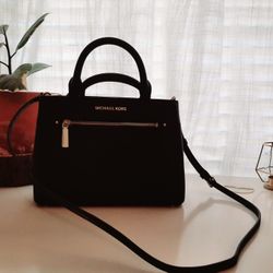 Authentic Black Michael Kors Satchel